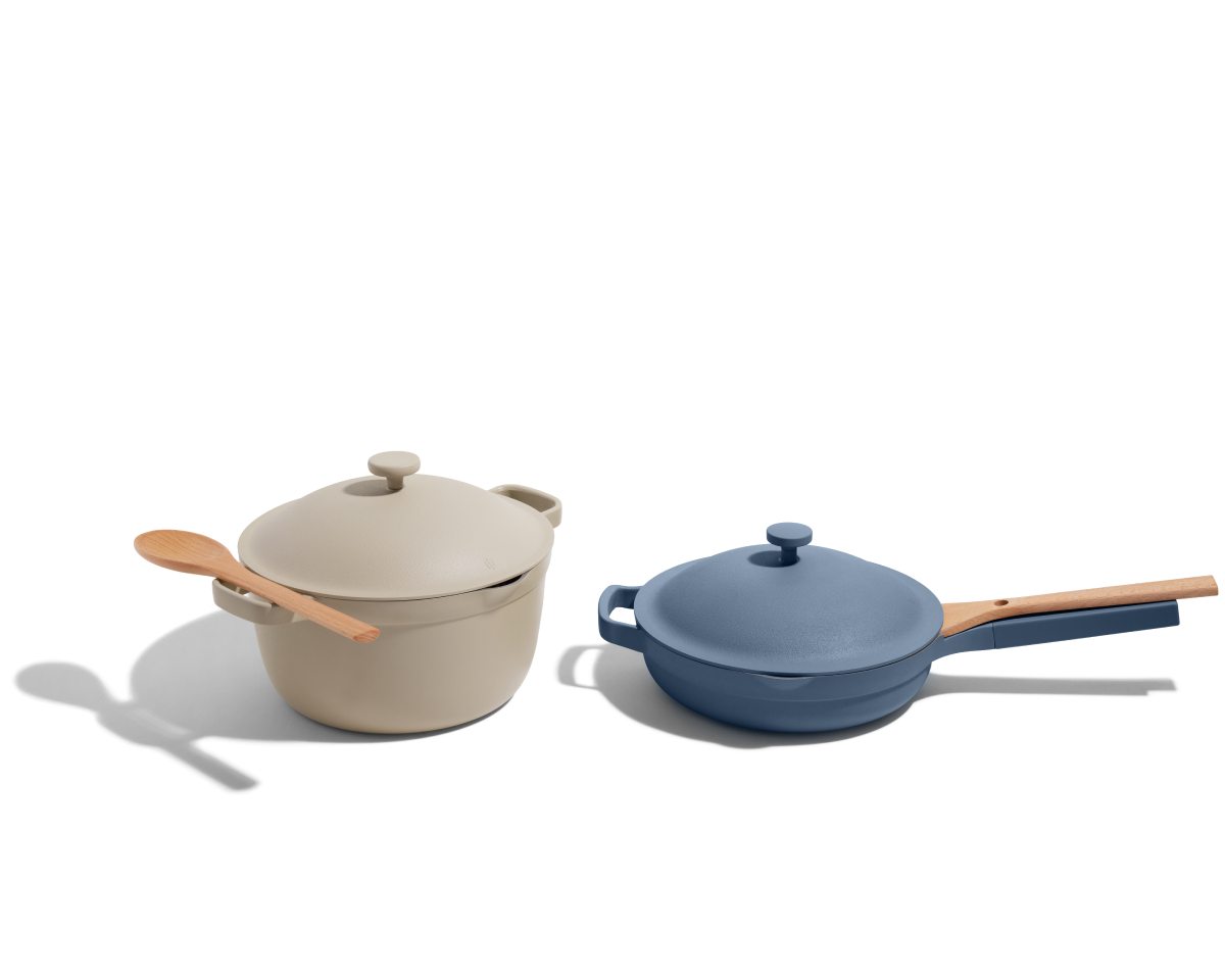 Batterie de cuisine céramique antiadhésive duo 2 pièces