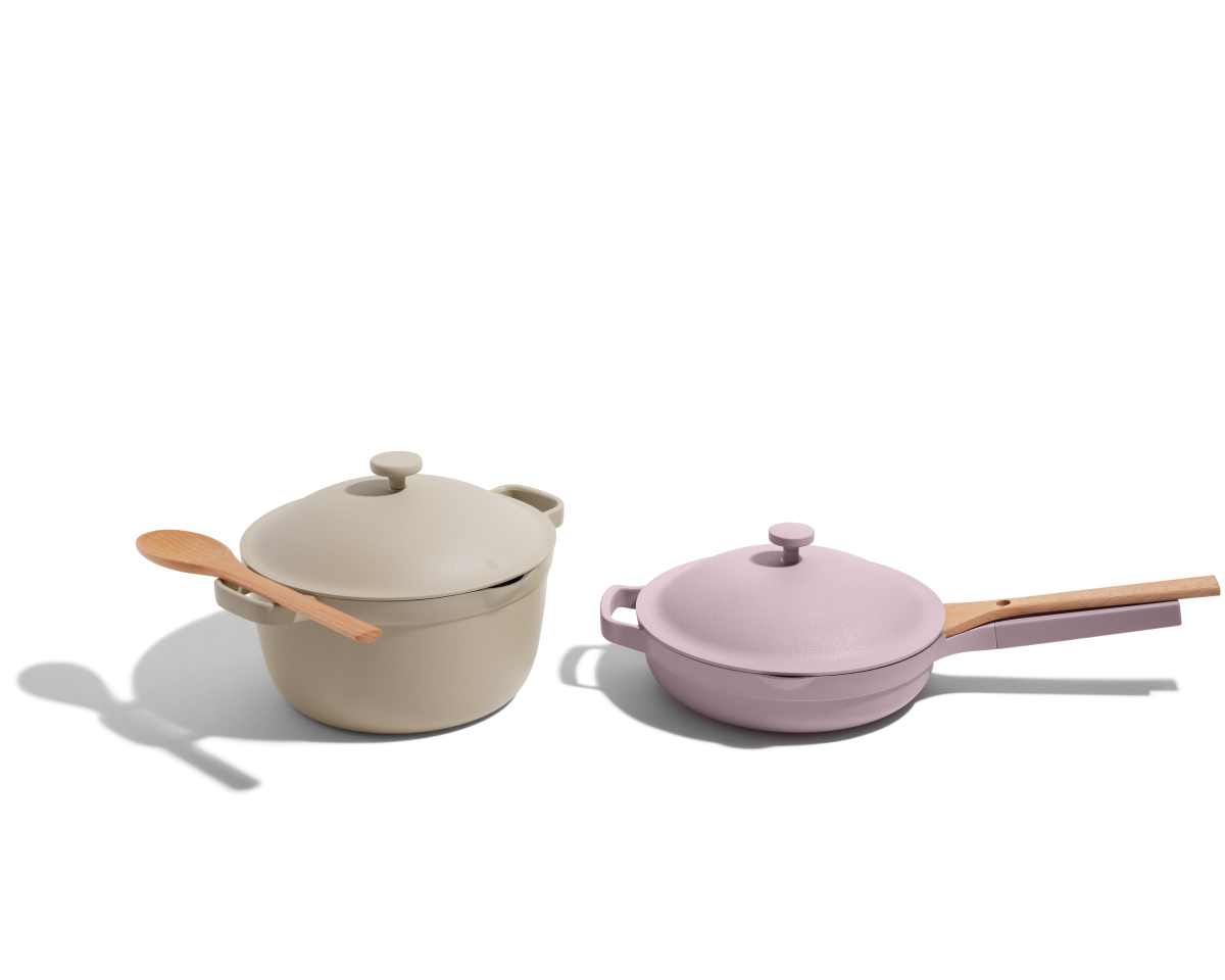 Batterie de cuisine céramique antiadhésive duo 2 pièces