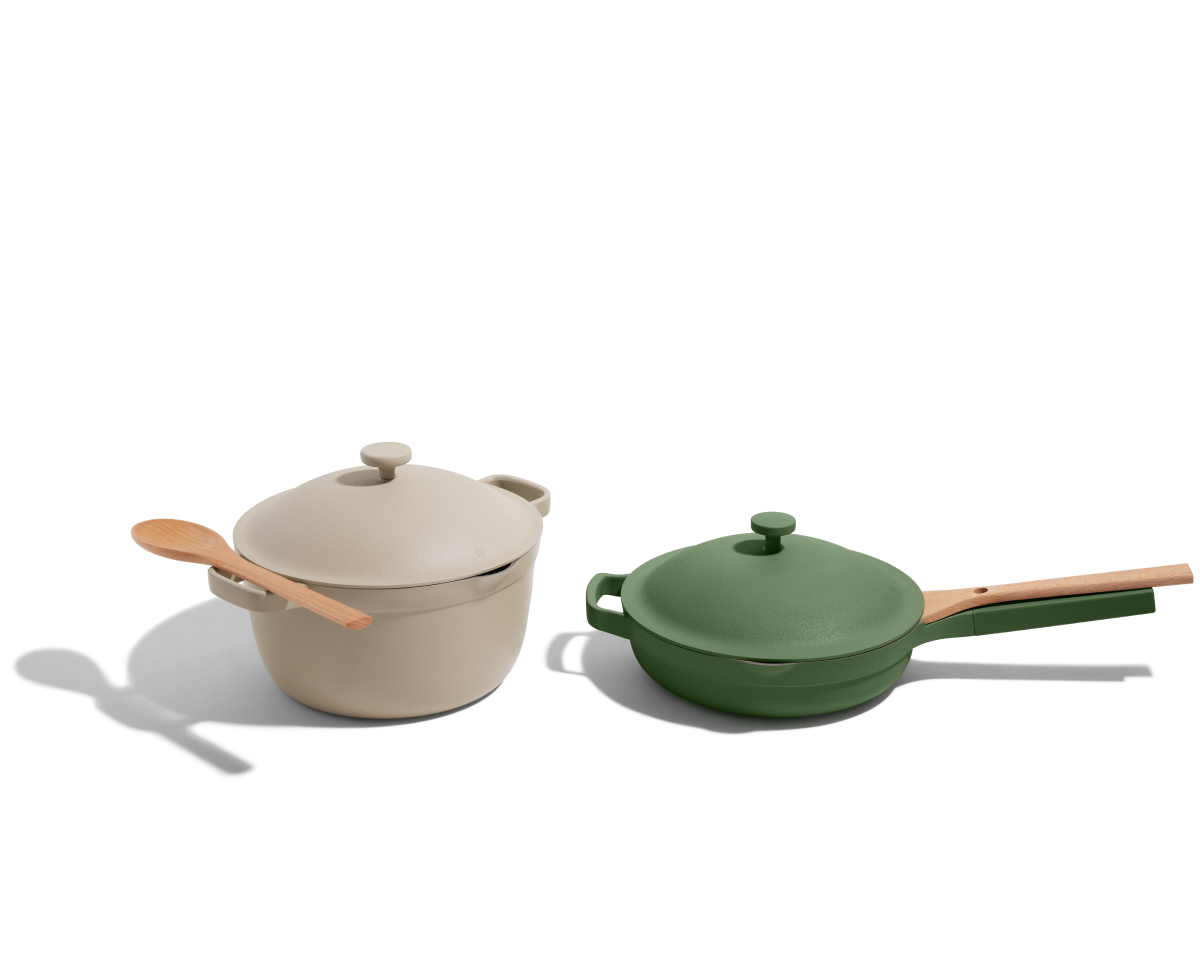 Batterie de cuisine céramique antiadhésive duo 2 pièces