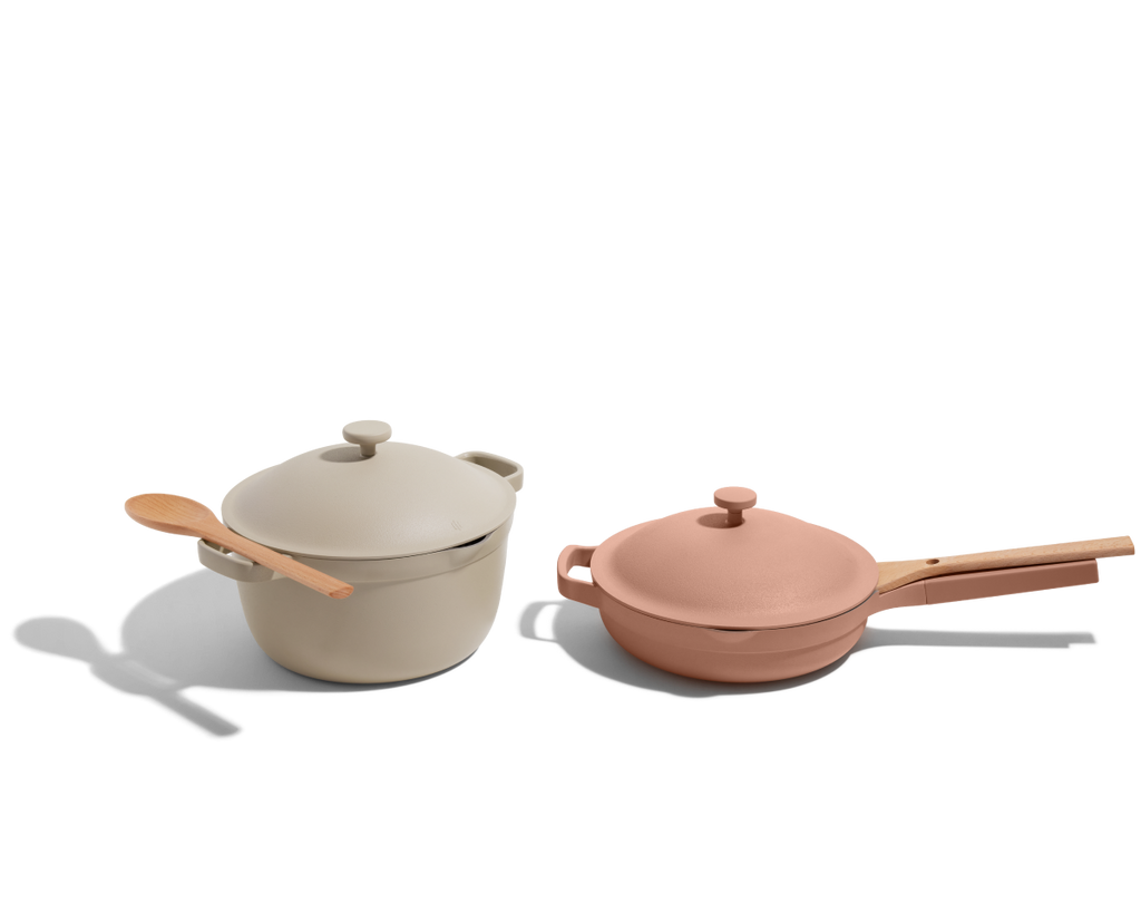 Batterie de cuisine céramique antiadhésive duo 2 pièces