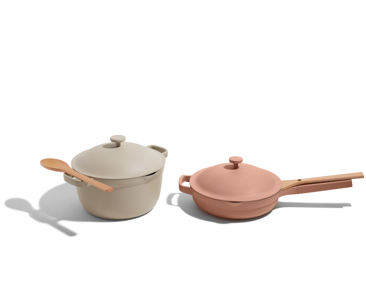 Batterie de cuisine céramique antiadhésive duo 2 pièces