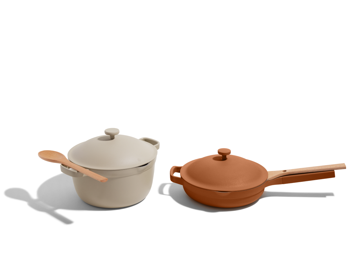 Batterie de cuisine céramique antiadhésive duo 2 pièces