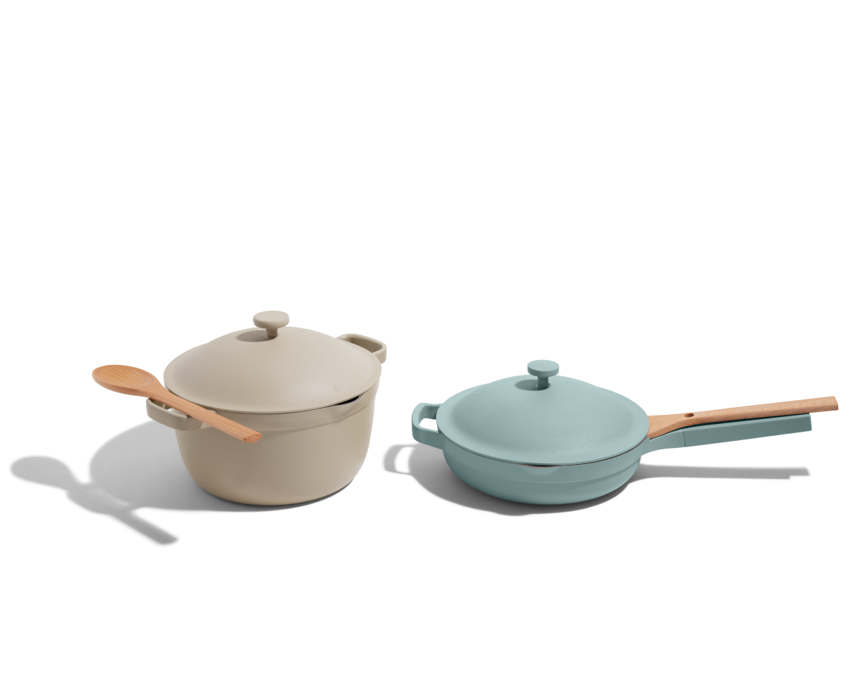 Batterie de cuisine céramique antiadhésive duo 2 pièces