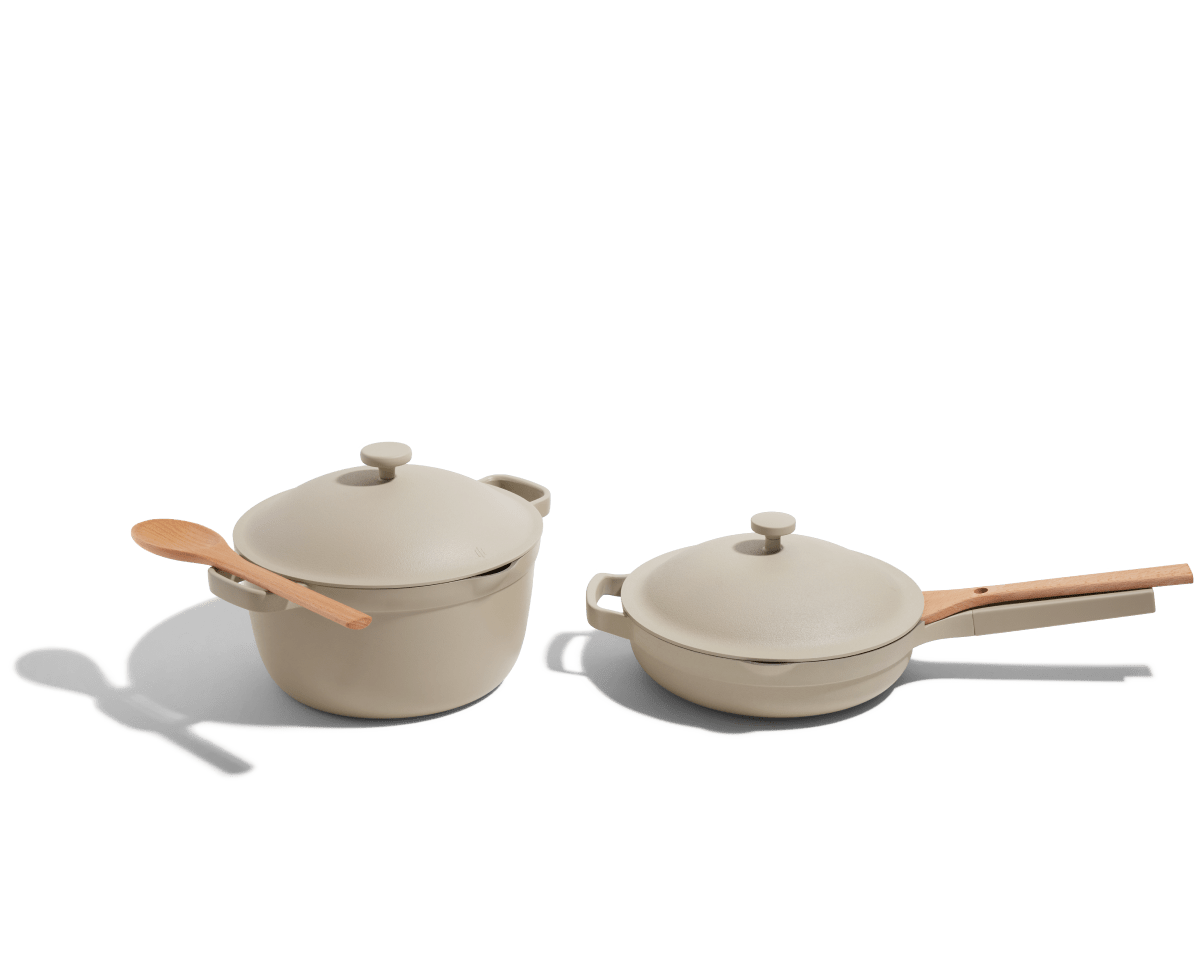 Batterie de cuisine céramique antiadhésive duo 2 pièces