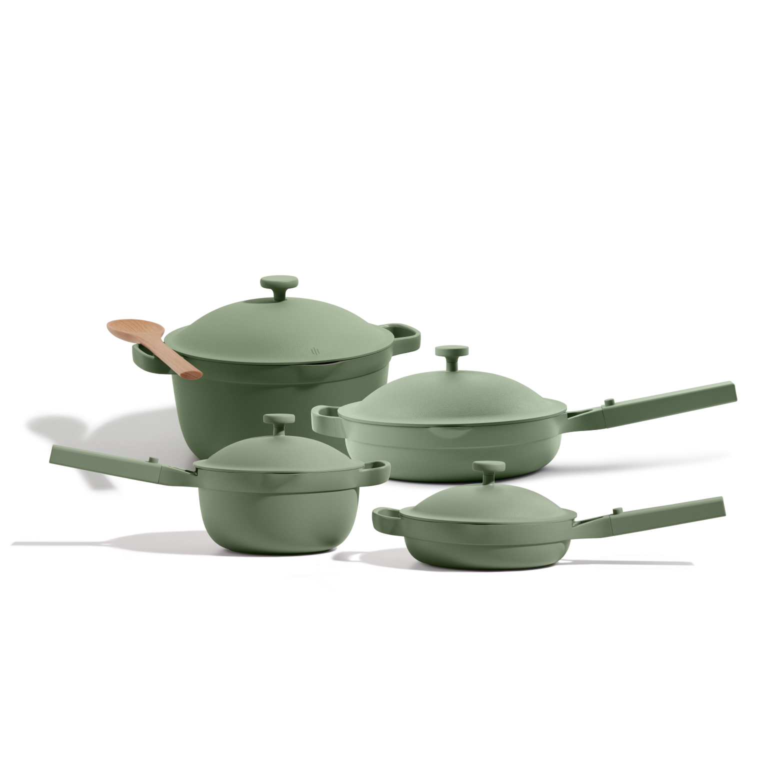 Batterie de cuisine antiadhésive en céramique 13 pièces