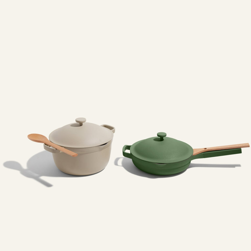 Batterie de cuisine céramique antiadhésive duo 2 pièces
