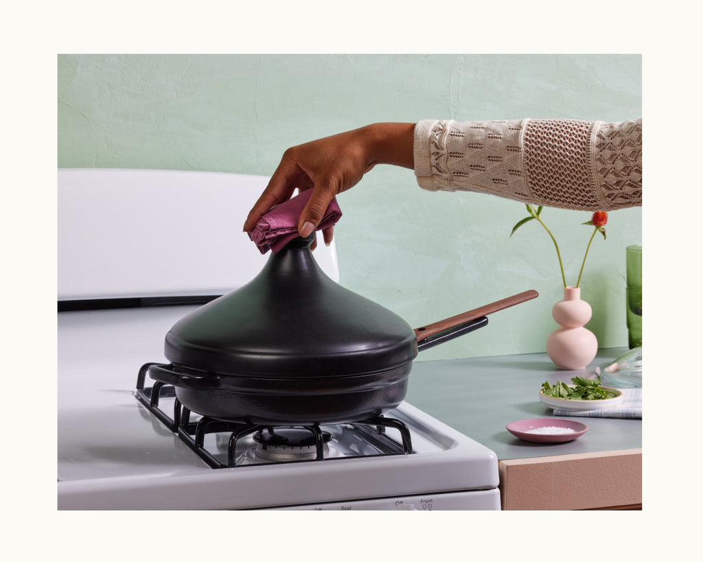 Tajine en terre cuite artisanale