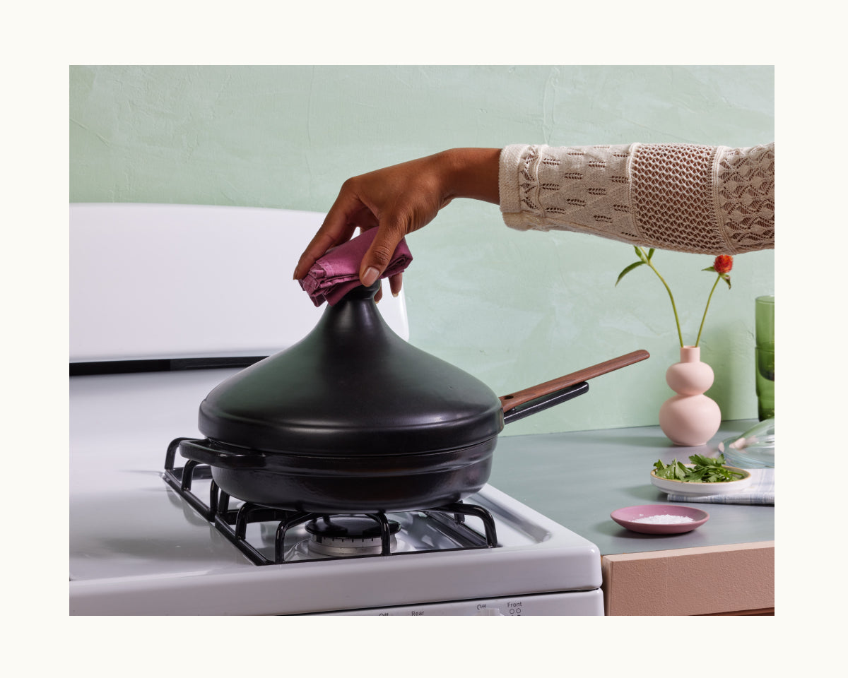 Tajine en terre cuite artisanale