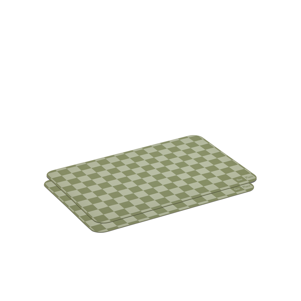Lot de 2 tapis de cuisson réutilisables en silicone