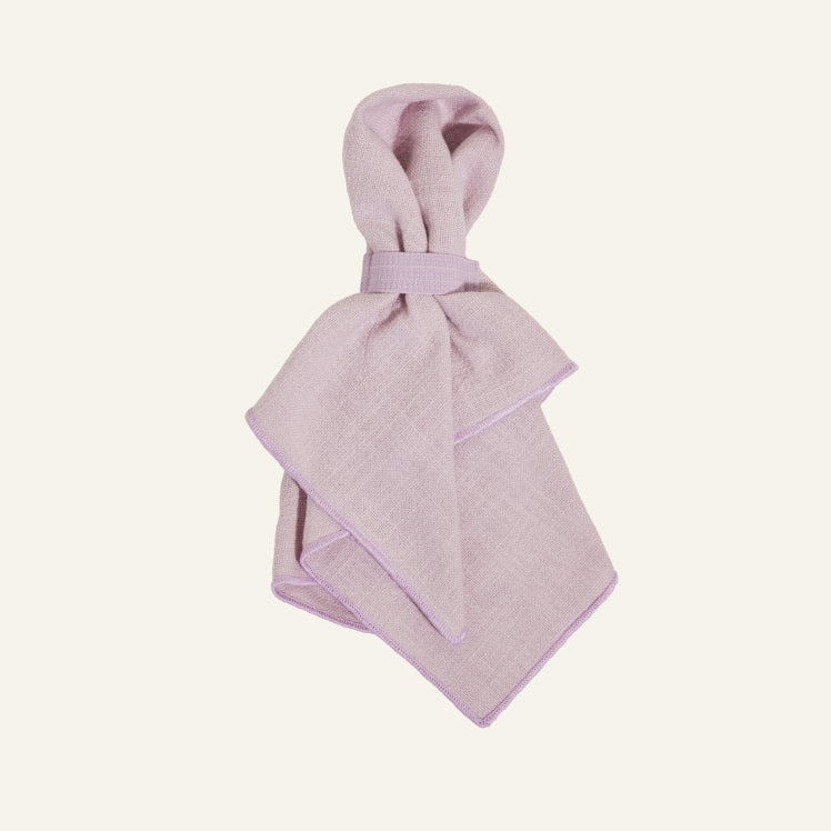 Serviettes de table à anneaux souples – Lot de 4