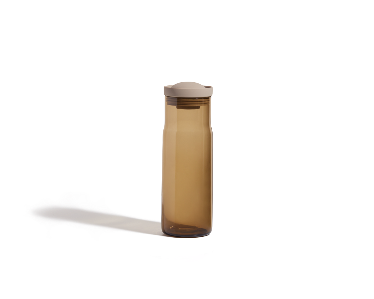 Carafe en verre avec infuseur à café infusé à froid et aérateur à vin