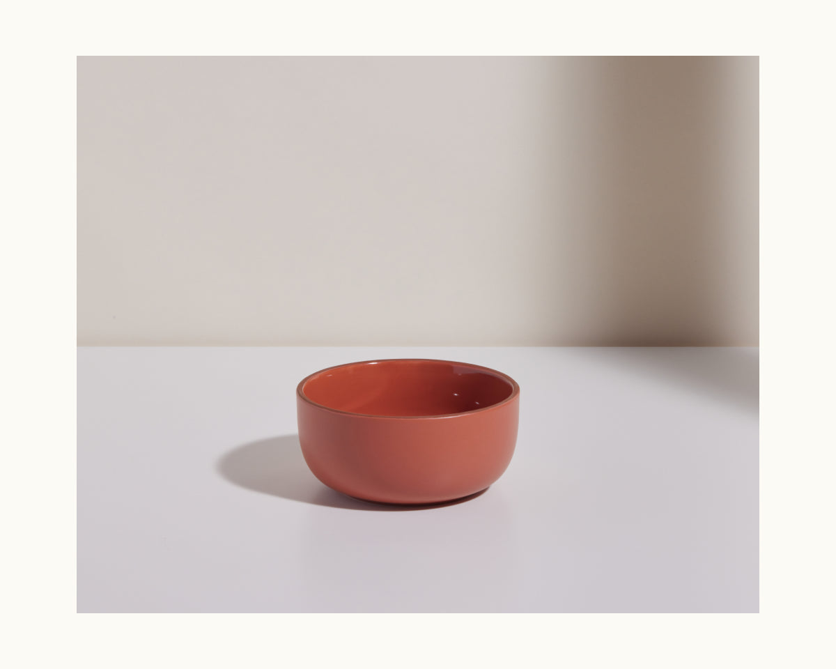Ensemble de 4 bols à soupe en céramique émaillés à la main