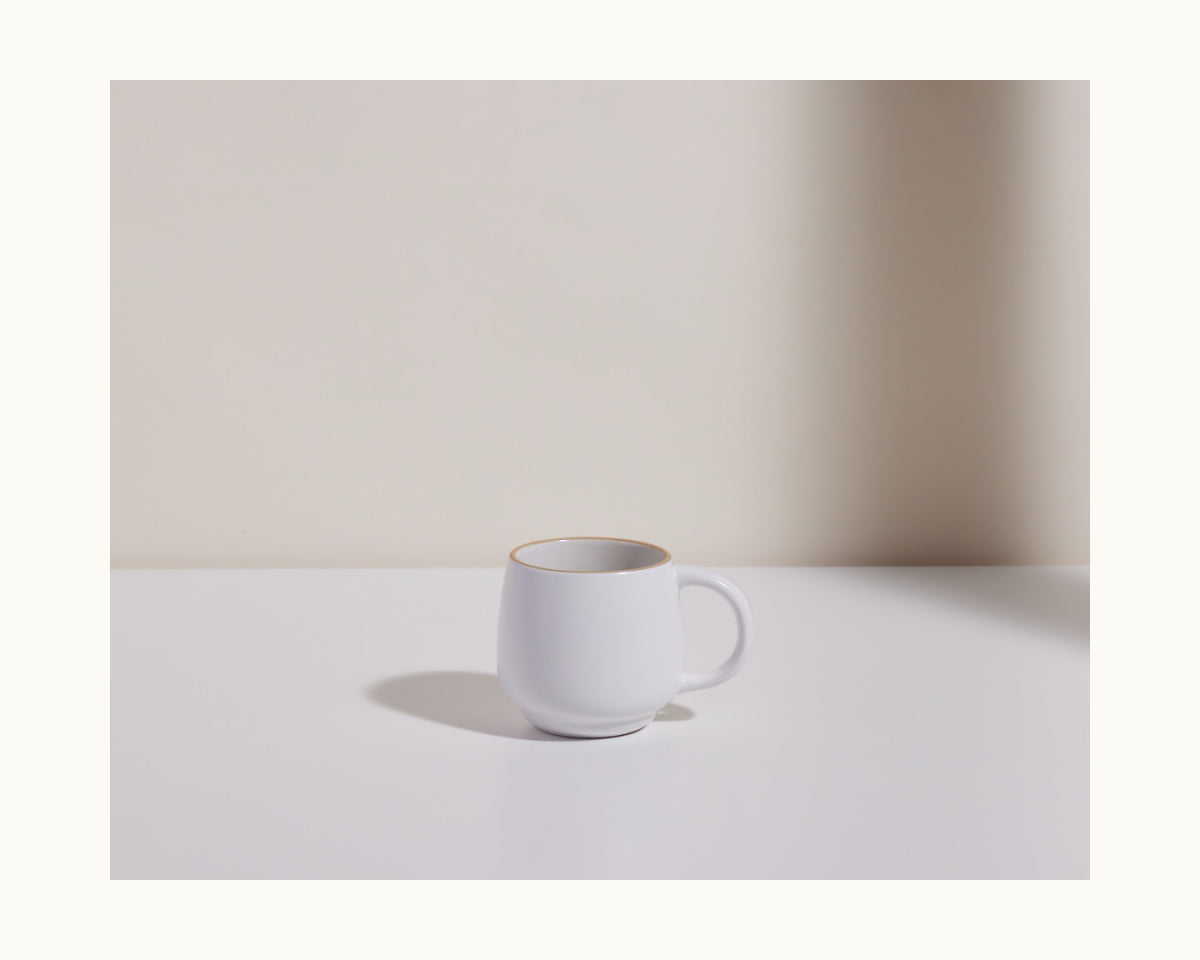 Lot de 2 mugs empilables en céramique grès