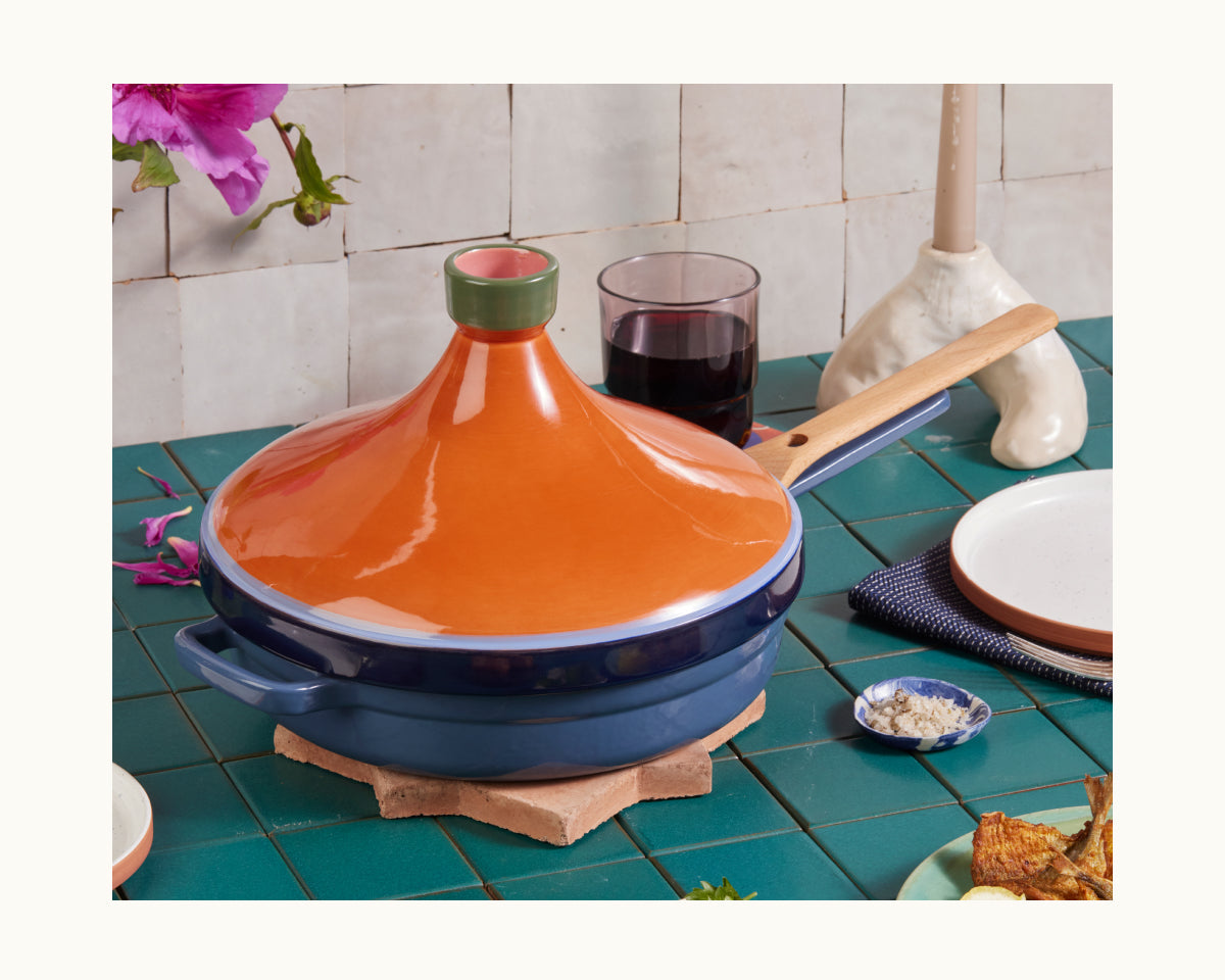 Tajine en terre cuite artisanale