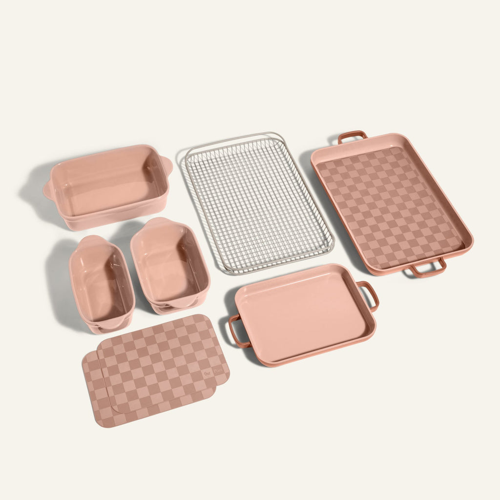 Ensemble d'ustensiles de cuisson antiadhésifs avec accessoires