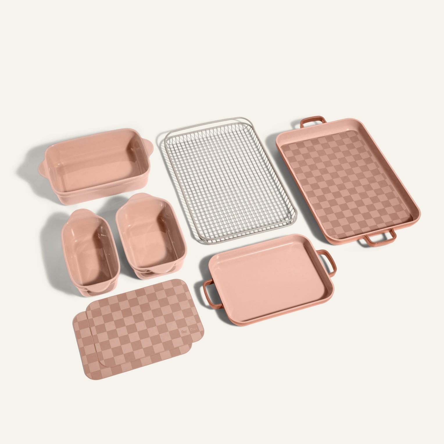 Ensemble d'ustensiles de cuisson antiadhésifs avec accessoires