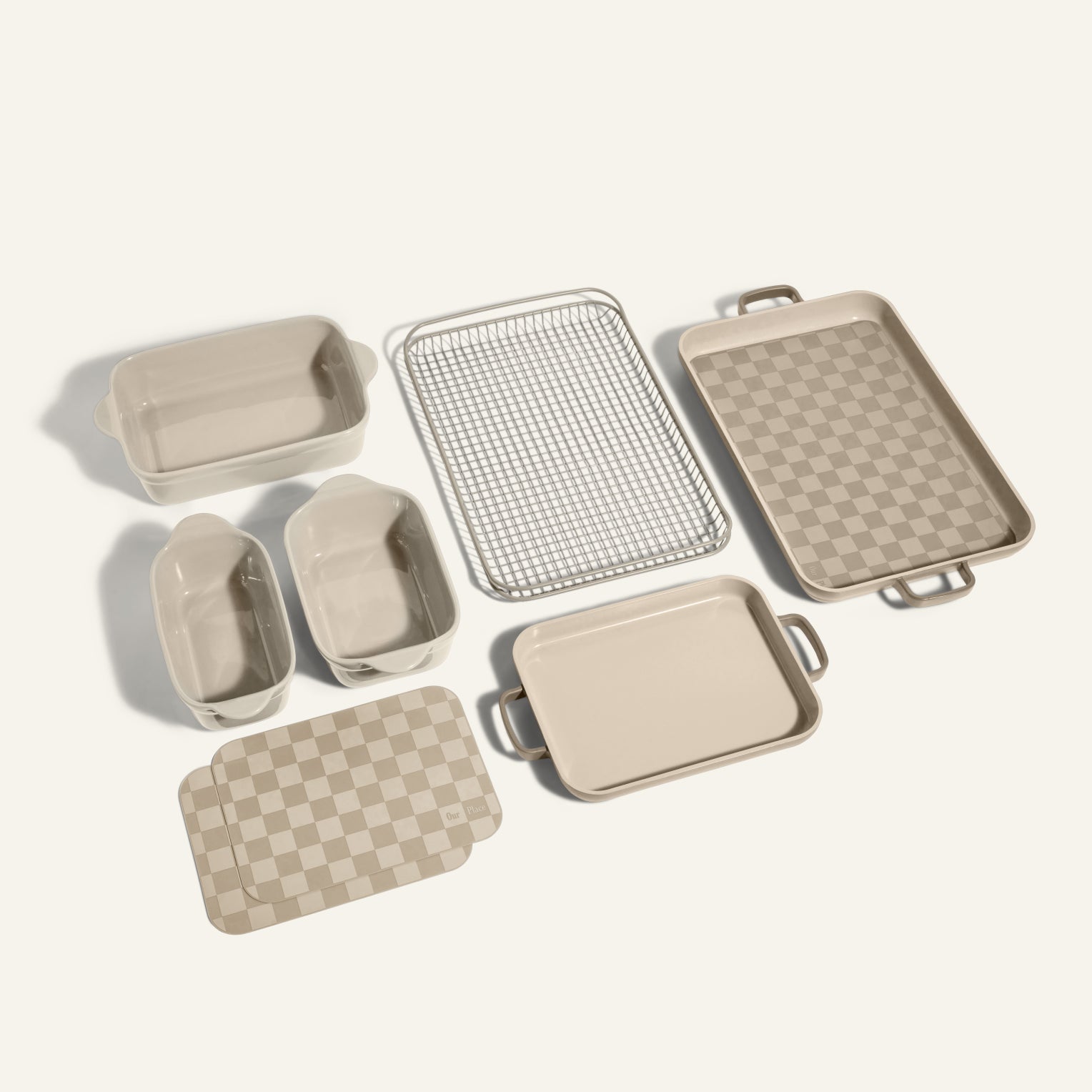 Ensemble d'ustensiles de cuisson antiadhésifs avec accessoires