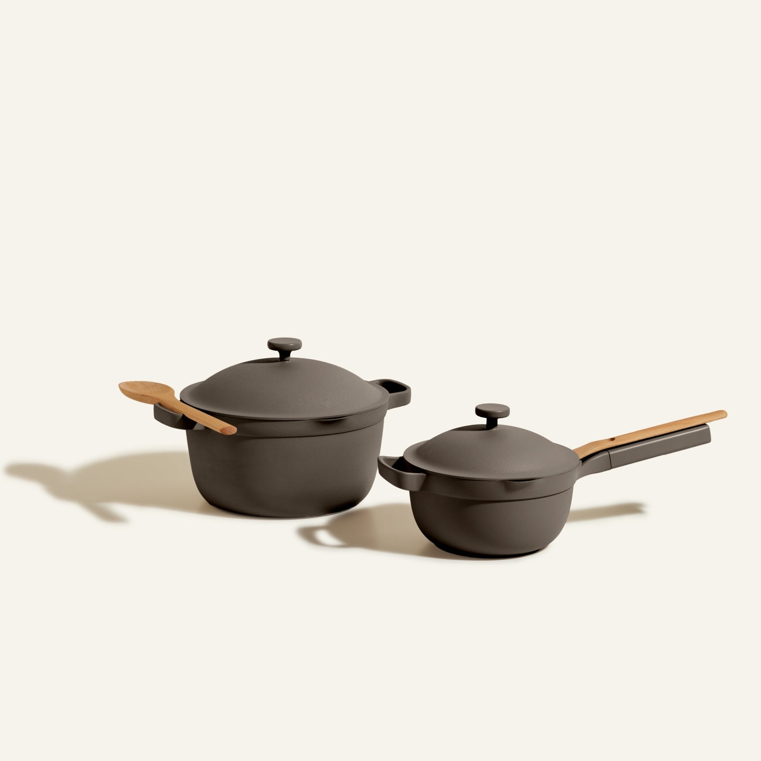 Duo de faitouts polyvalents en céramique antiadhésive 2 x 6 L