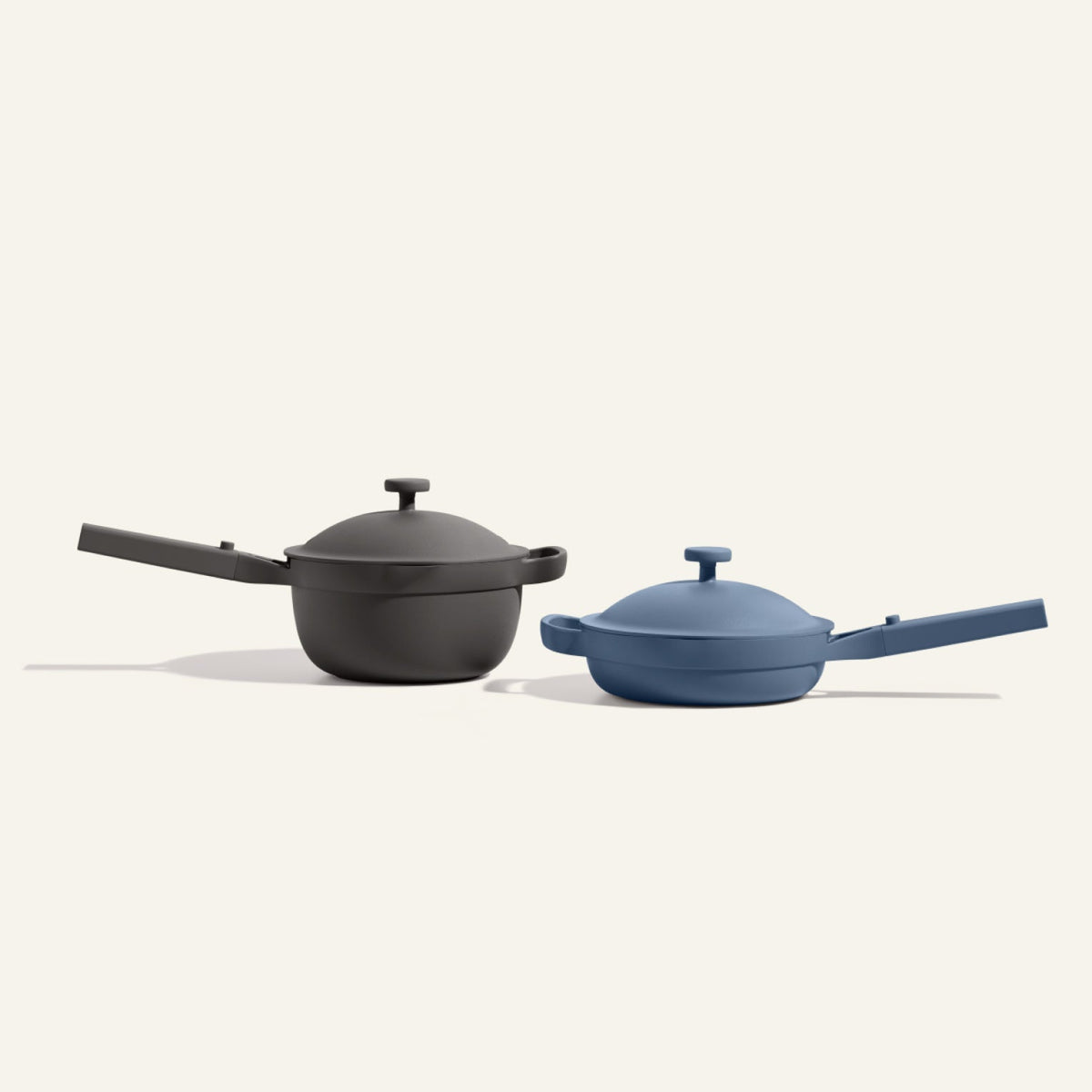 Mini batterie de cuisine antiadhésive en céramique, 2 pièces