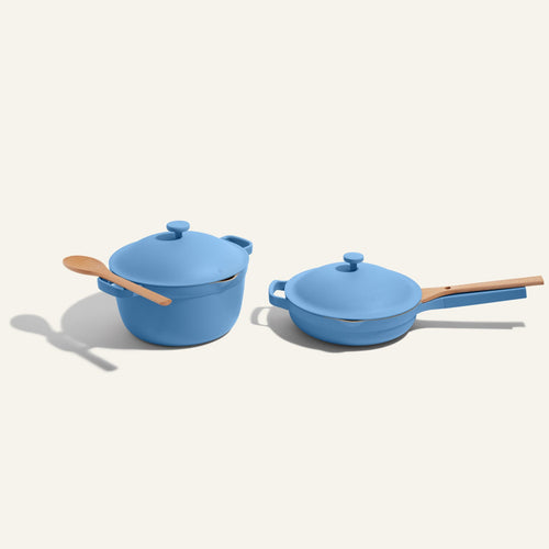 Batterie de cuisine céramique antiadhésive duo 2 pièces