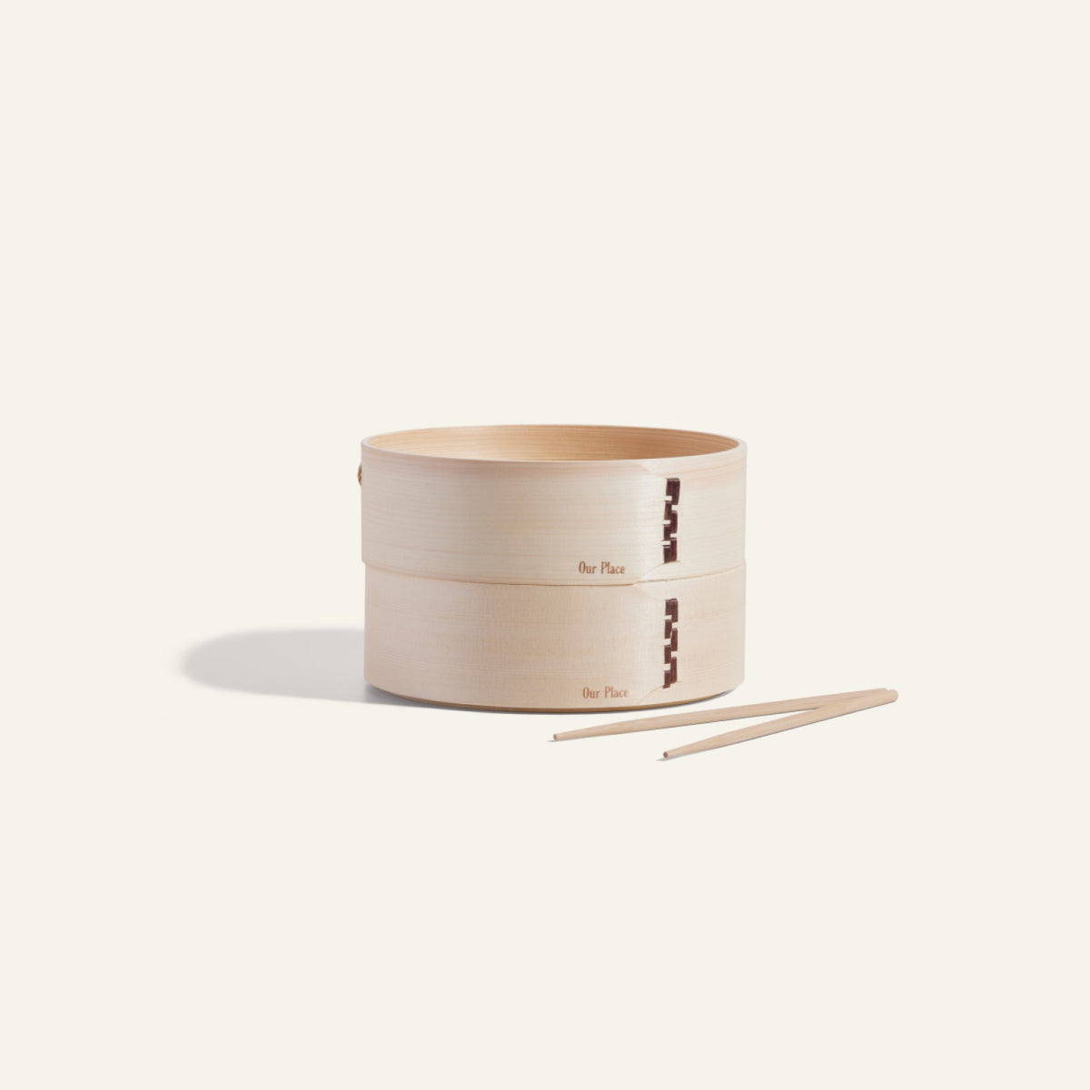 Ensemble de 2 mini-paniers vapeur en bambou