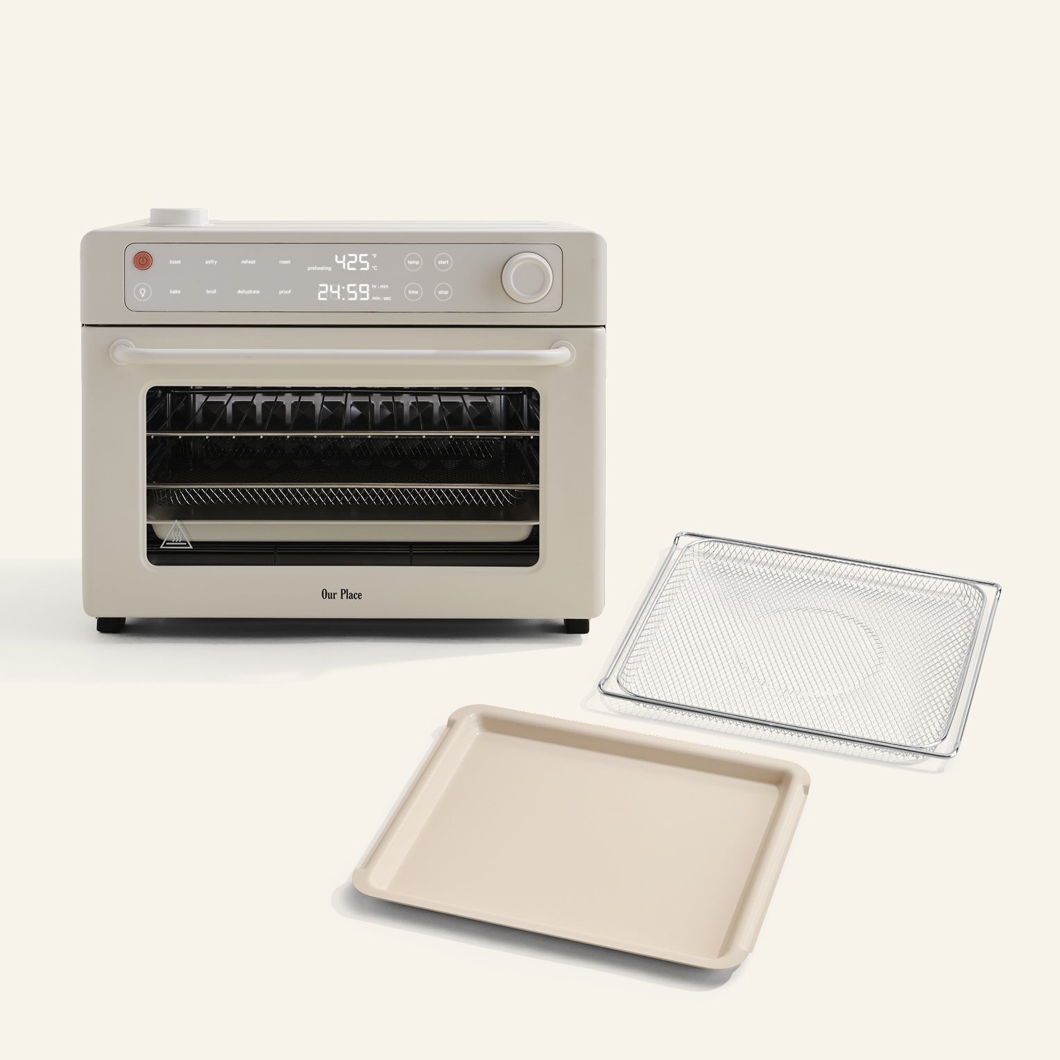Friteuse à air numérique et four grille-pain 8-en-1 + ensemble d'accessoires essentiels