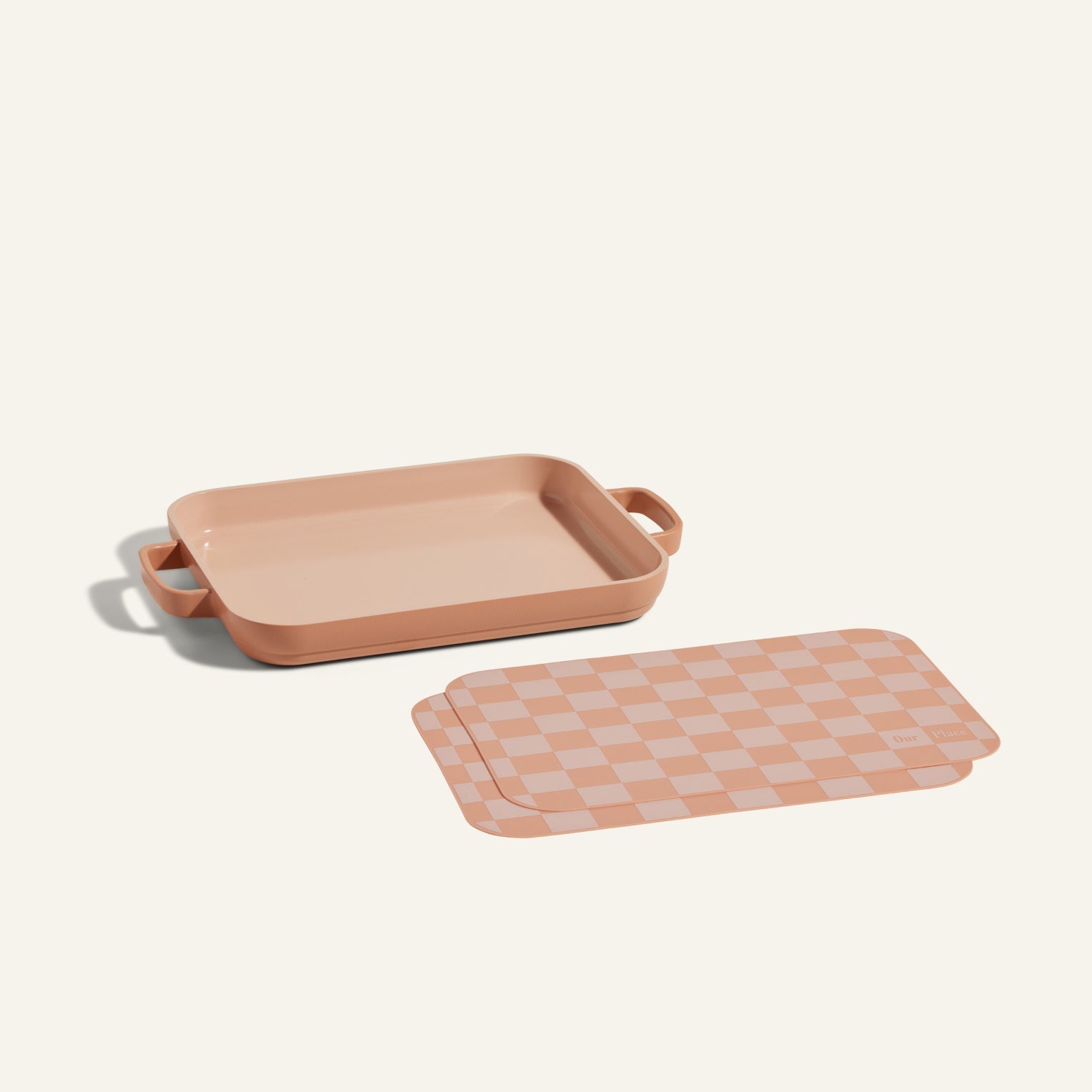 Lot Poêle Gril Antiadhésive + Tapis de Cuisson Réutilisables en Silicone