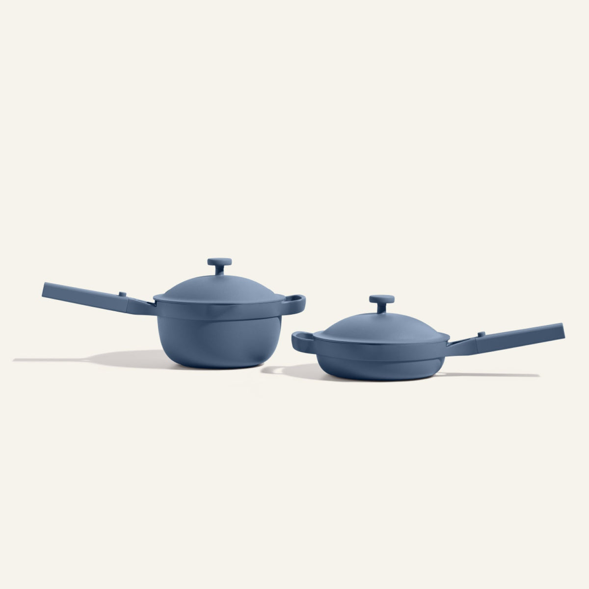 Mini batterie de cuisine antiadhésive en céramique, 2 pièces