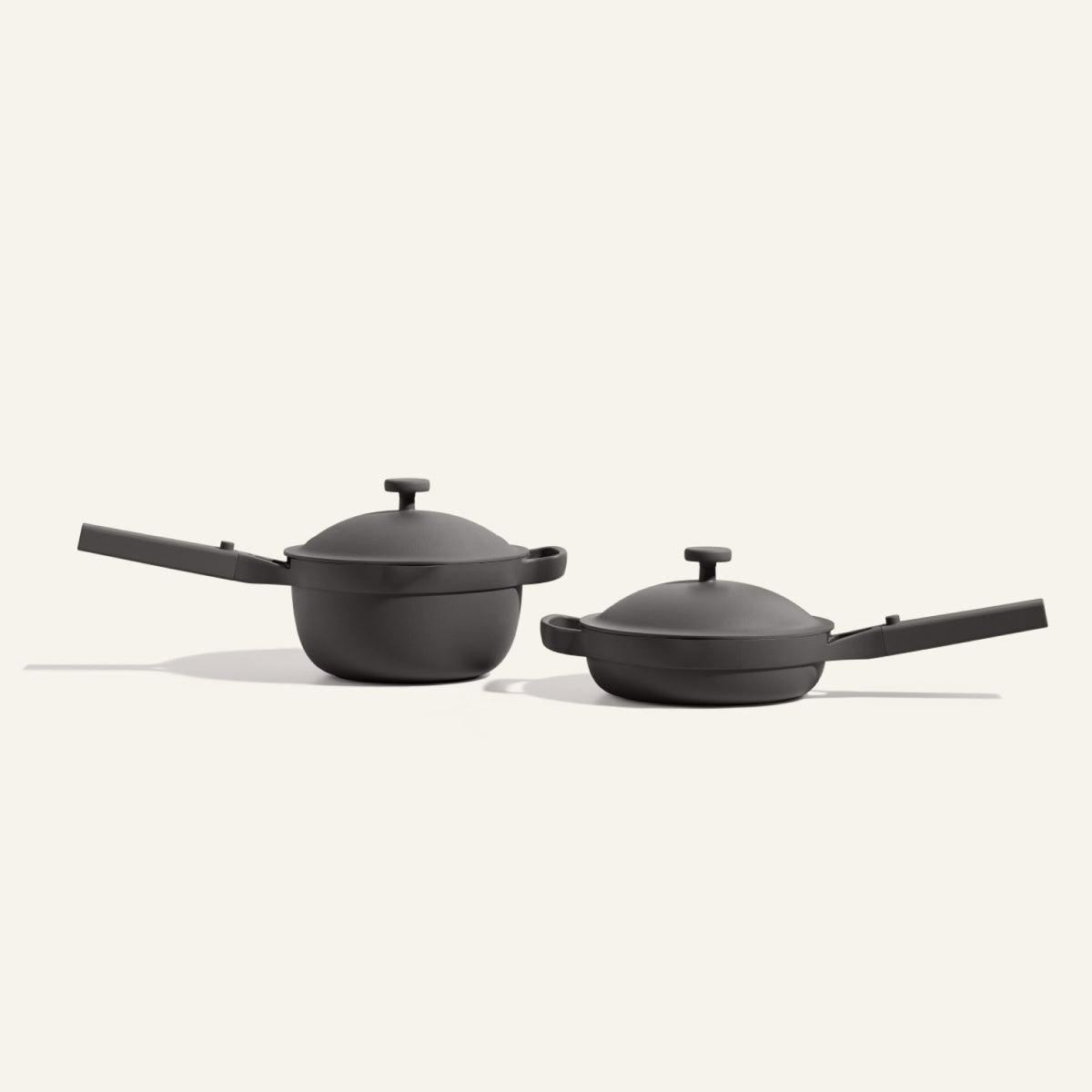 Mini batterie de cuisine antiadhésive en céramique, 2 pièces