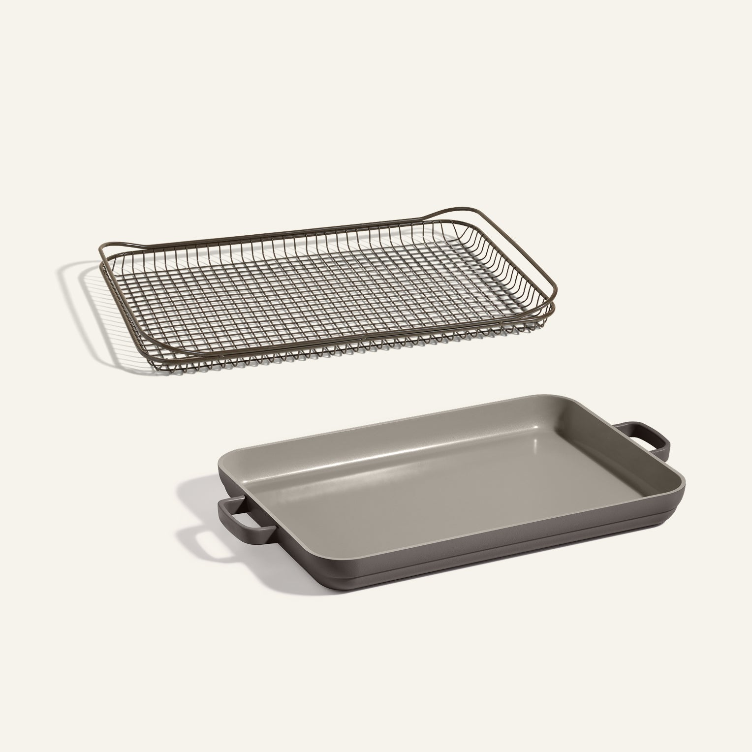 Mini-poêle antiadhésive + mini-tapis de cuisson en silicone