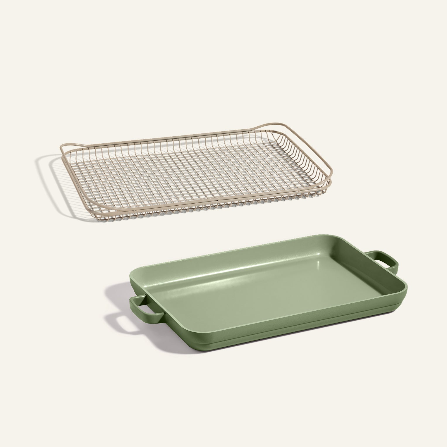 Mini-poêle antiadhésive + mini-tapis de cuisson en silicone