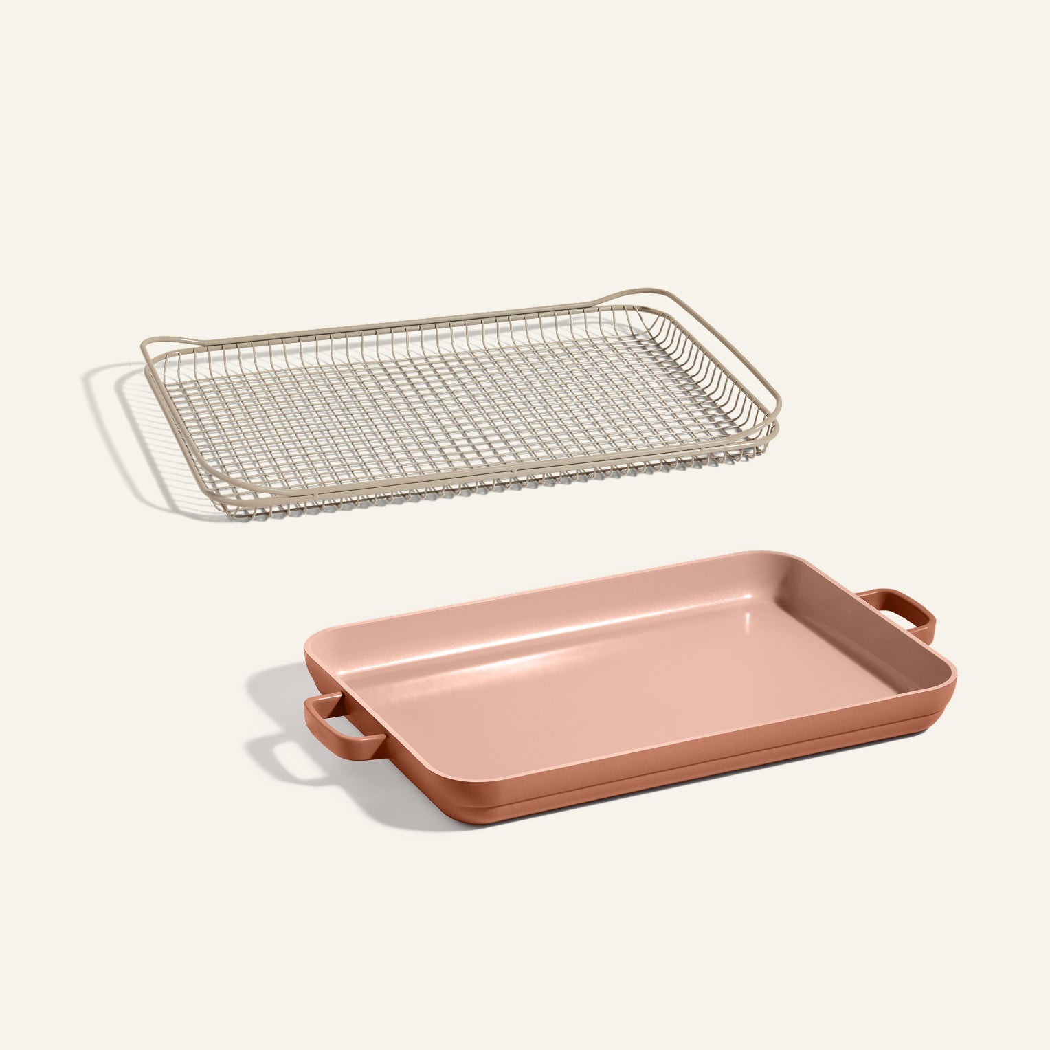 Mini-poêle antiadhésive + mini-tapis de cuisson en silicone