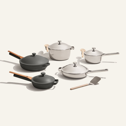 Batterie de cuisine 15 pièces en céramique et titane