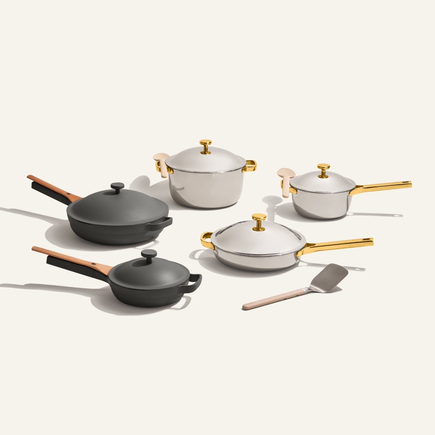 Batterie de cuisine 15 pièces en céramique et titane