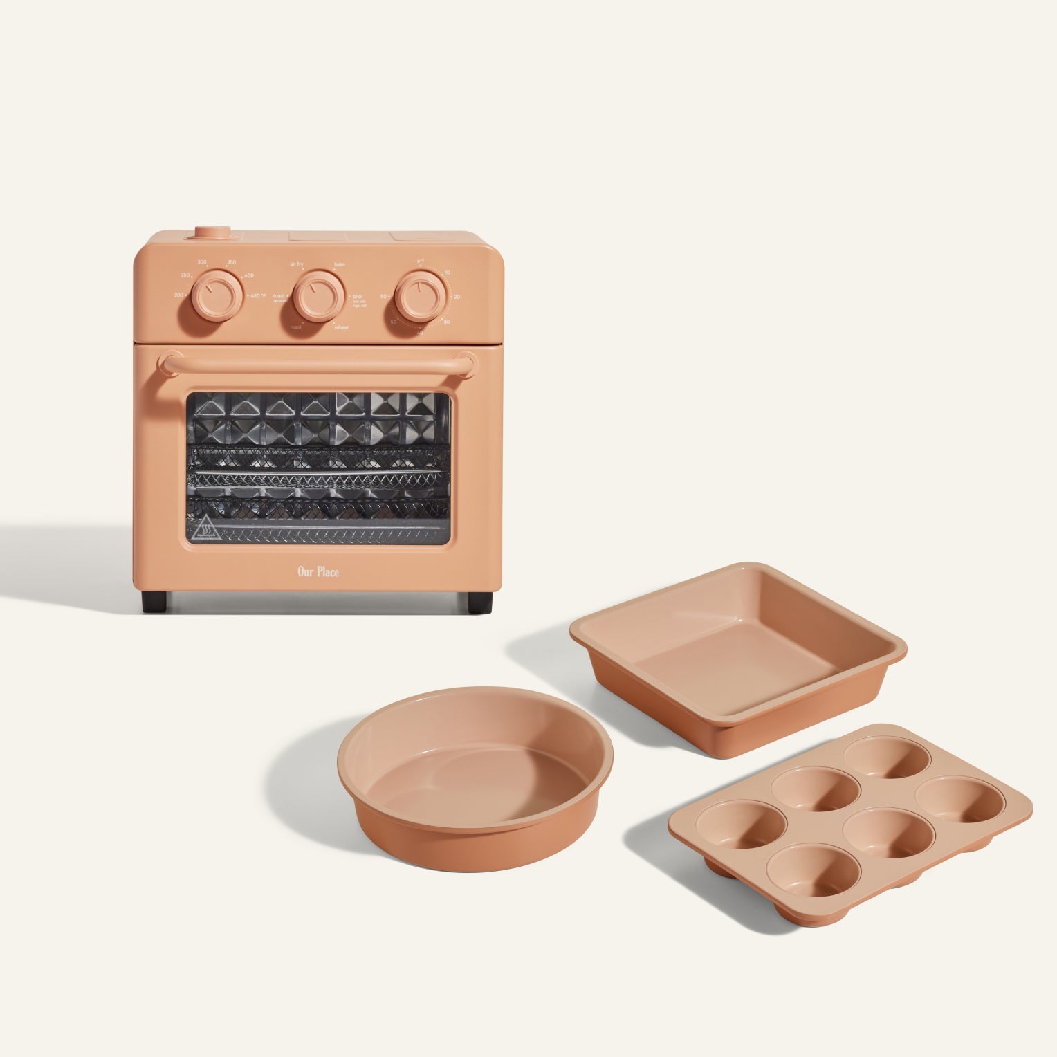 Friteuse à air et four grille-pain 6-en-1 + kit de pâtisserie