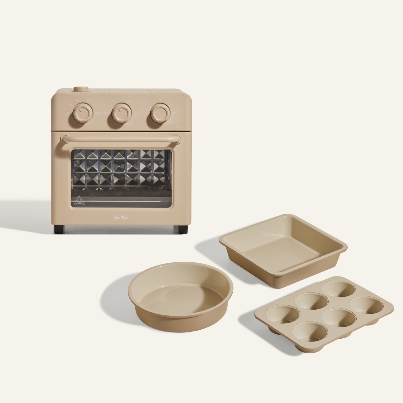 Friteuse à air et four grille-pain 6-en-1 + kit de pâtisserie