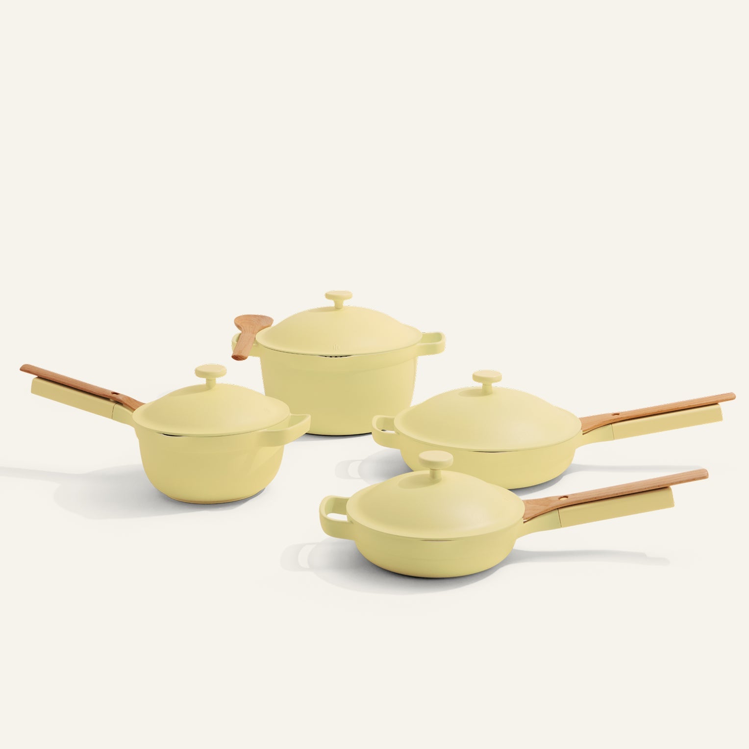 Batterie de cuisine antiadhésive en céramique 13 pièces