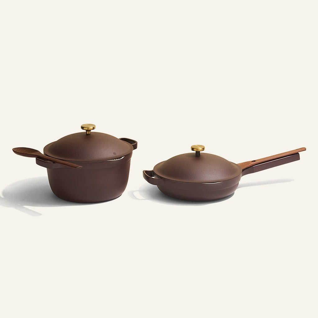 Batterie de cuisine céramique antiadhésive duo 2 pièces