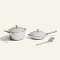 Batterie de cuisine duo 2 pièces sans revêtement en titane