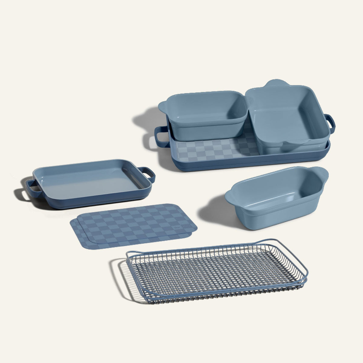 Ensemble d'ustensiles de cuisson antiadhésifs avec accessoires