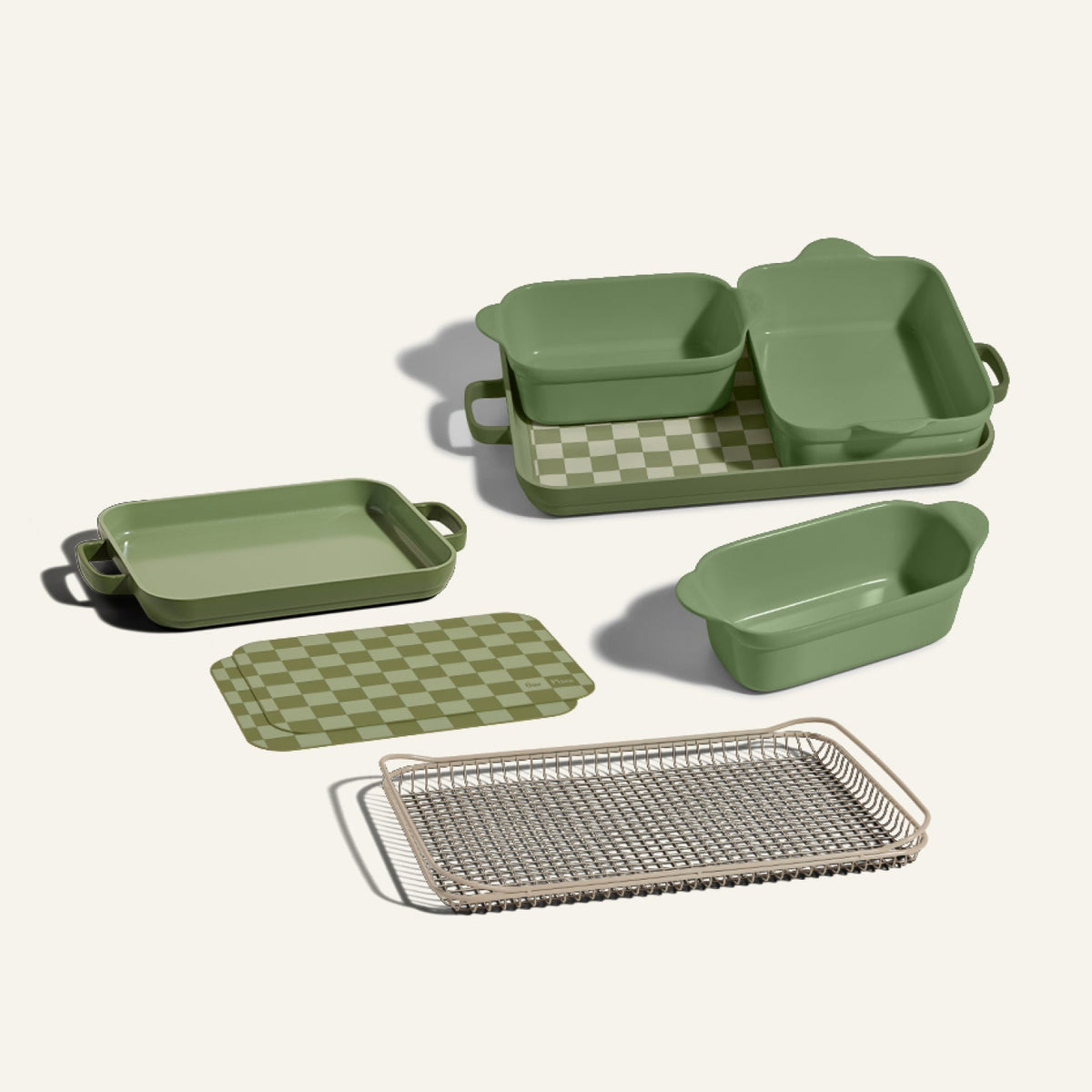 Ensemble d'ustensiles de cuisson antiadhésifs avec accessoires