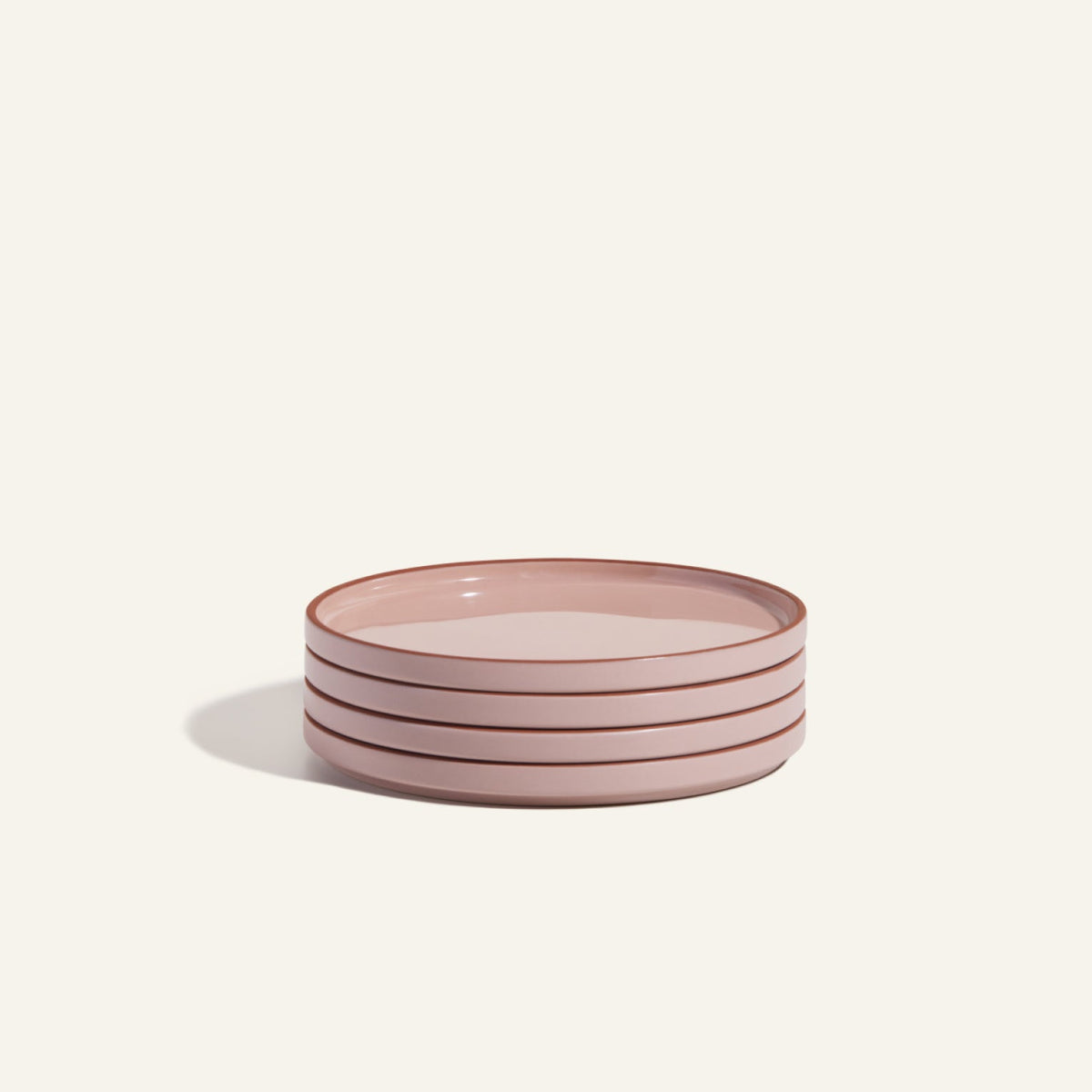 Assiettes à salade en céramique émaillées à la main, lot de 4