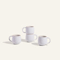 Lot de 2 mugs empilables en céramique grès